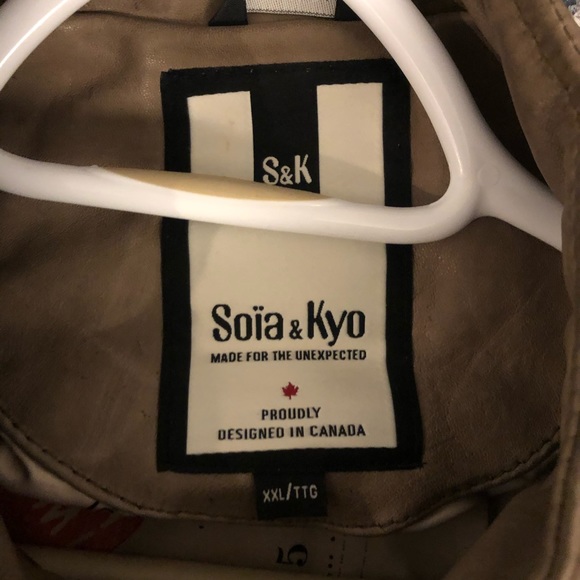 Casual Leather Coat - Picture 2 of 2